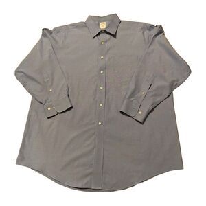 Brooks Brothers 346 Long Sleeve Button Down Blue Dress Shirt Men’s 17 2/3